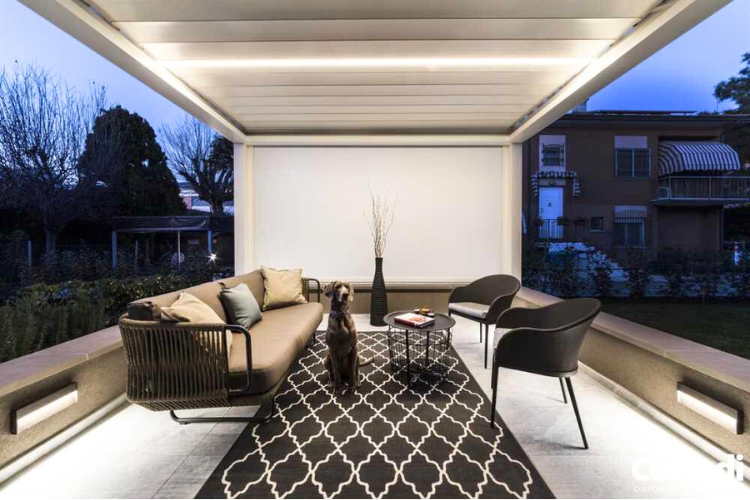 pergola bioclimatica corradi maestro