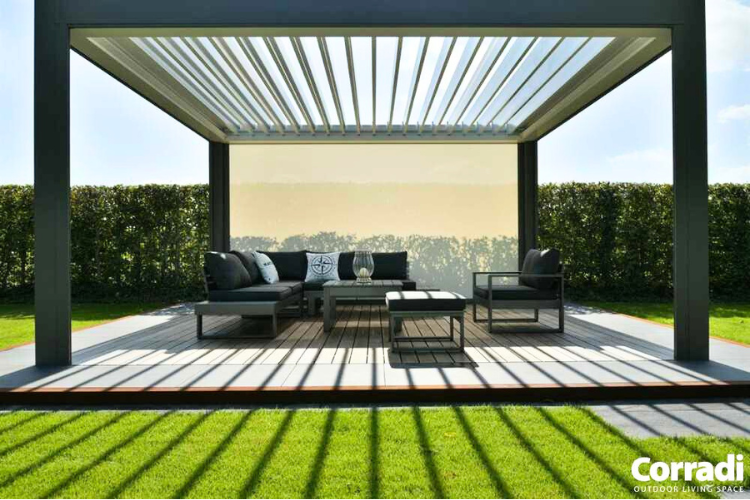 pergola bioclimatica corradi maestro