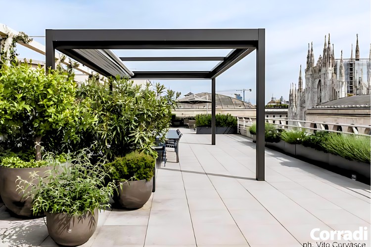 pergola lona tensada corradi maestro