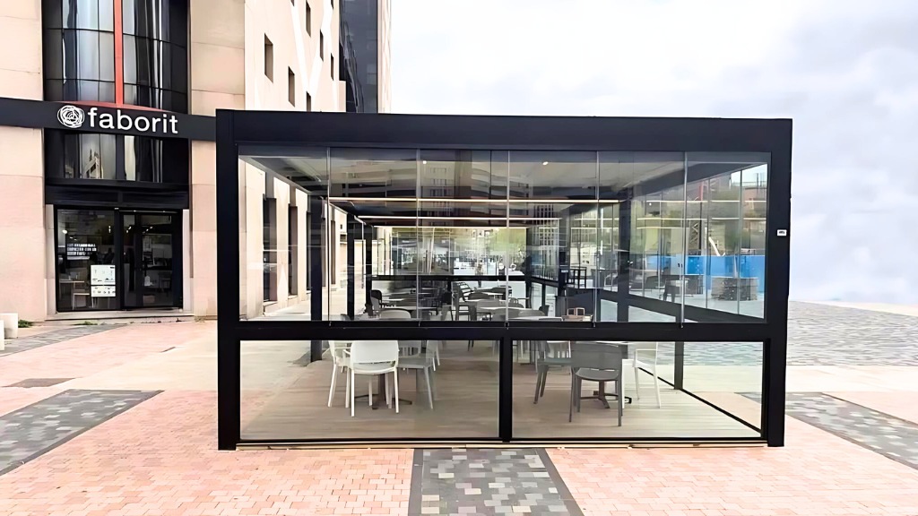 restaurante faborit cerramiento